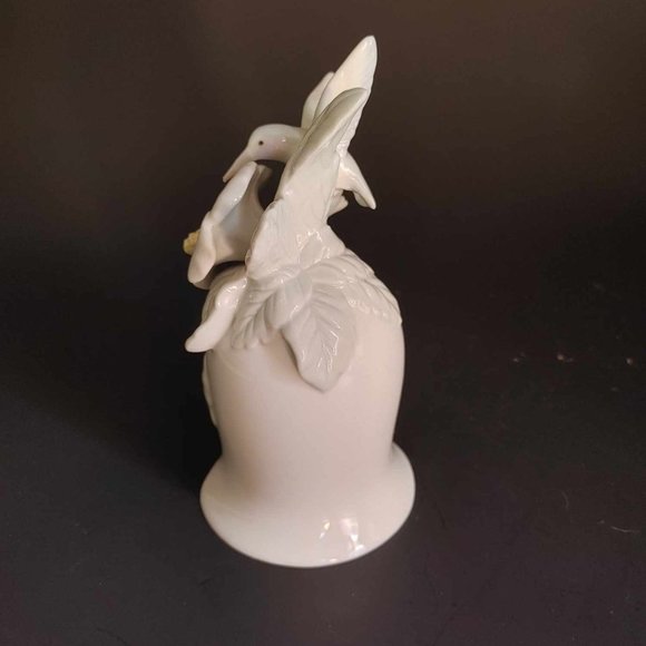 Vintage 1989 San Francisco Music Box Company Hummingbird Floral Plays Fur Elise - Picture 4 of 8